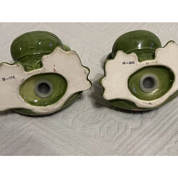 Vintage SALT & PEPPER SHAKERS BIG EYE Frogs JAPAN Ceramic EUC - Picture 9 of 9